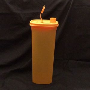 New Tupperware Pitcher Slim Line Orange 2 Liters